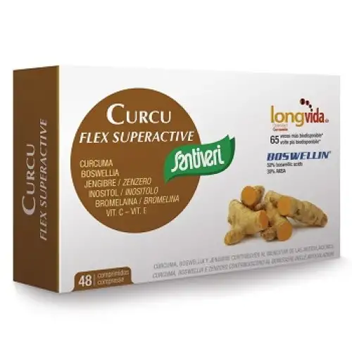 Santiveri Curcu Flex Complément Alimentaire Superactif 48 Comprimés