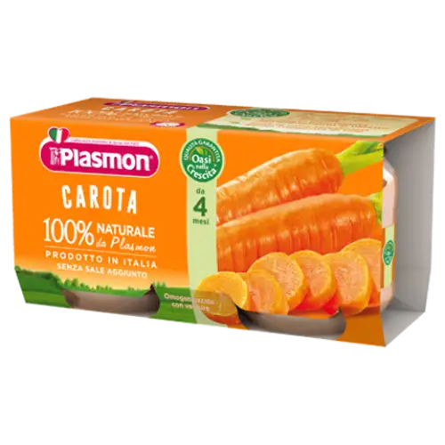 Carotte Plasmon Homogénéisée 2x80g
