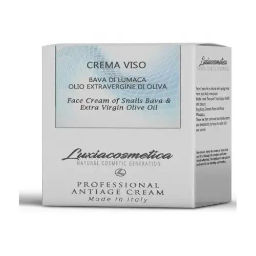 Luxiacosmetica Crème Visage Bave d'Escargot Huile d'Olive Extra Vierge 50 ml