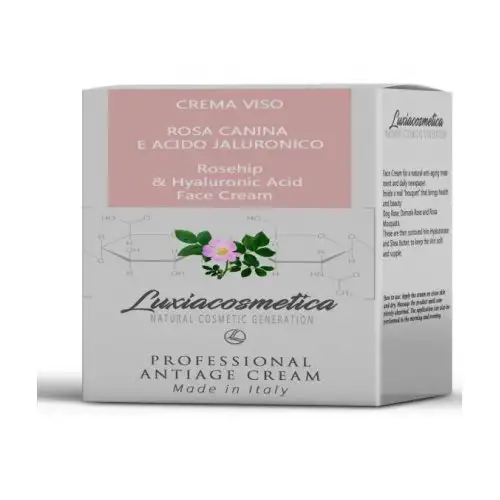 Luxiacosmetica Crème Visage Rose Musquée Et Acide Hyaluronique 50 ml