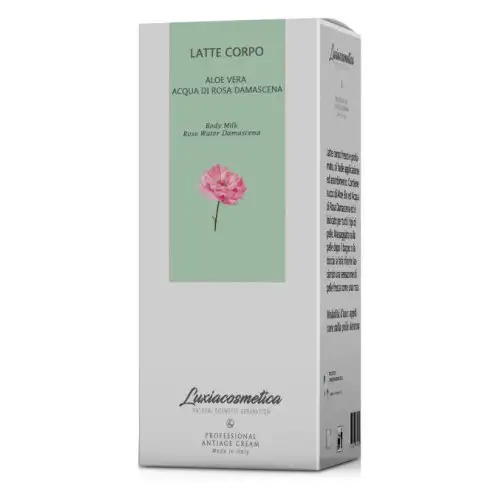 Luxiacosmetica Lait Corporel Aloe Vera Rosa Damascena 200ml