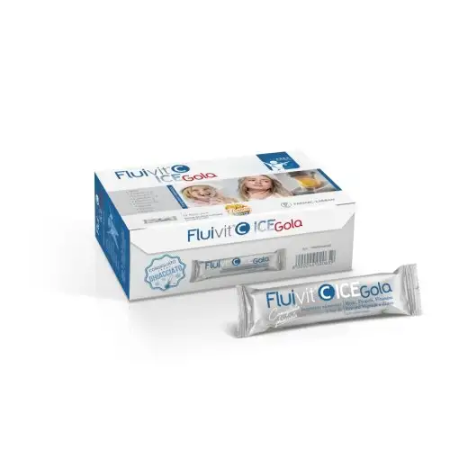 Farmac-Zabban Fluivit C Glace Gorge Complément Alimentaire 12 StickPack
