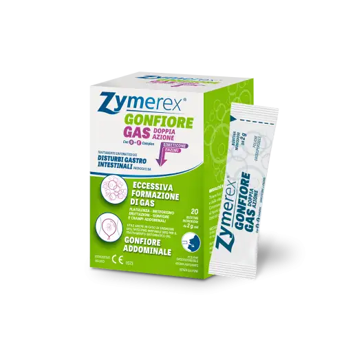 Zymerex Gaz Double Action Complexe S+E 20 Sachets