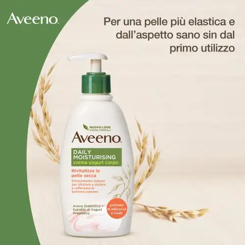 Aveeno Crème pour le corps au yogourt et à l'abricot 300 ml