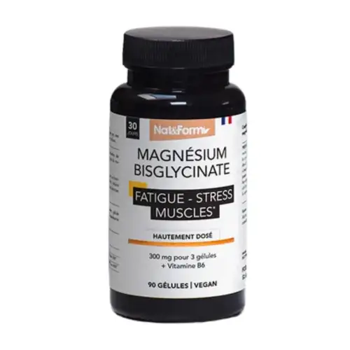 Nat & Form - Bisglycinate de Magnésium 1500mg - 90 gélules