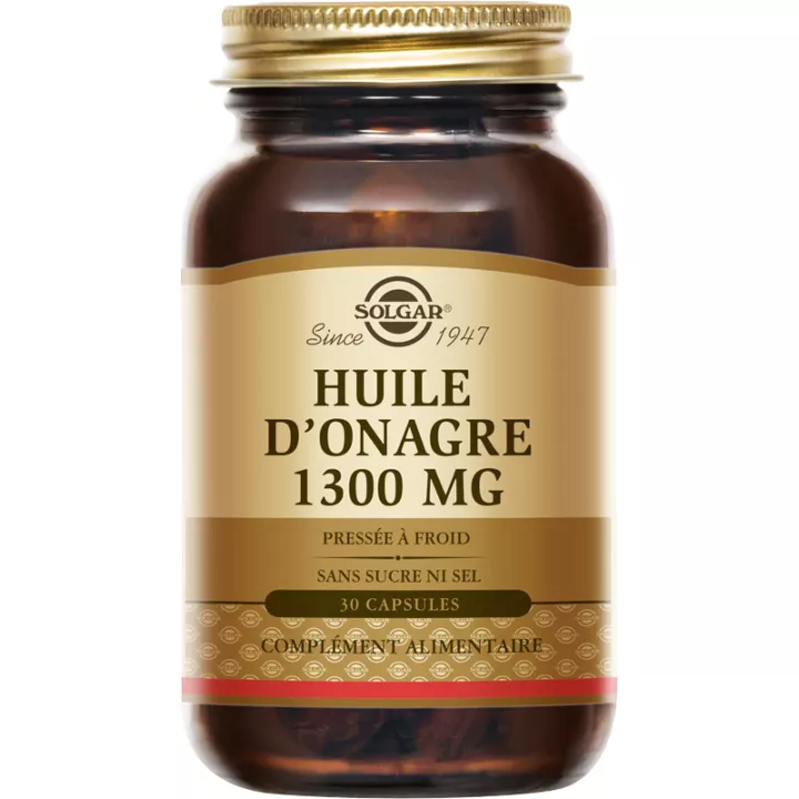 Solgar Huile d'Onagre 1300 mg 30 capsules
