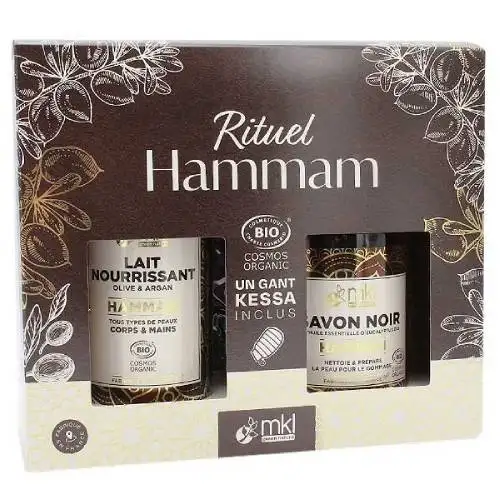 MKL - Coffret Cadeau Rituel Hammam BIO - 3 Produits