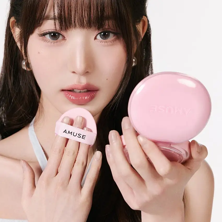 AMUSE Dew Power Vegan Cushion - Cushion+Refill / 01. Pure