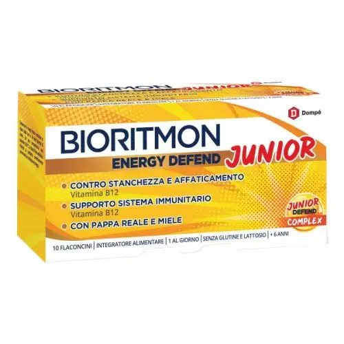 BIORITMON ENERGY DEFEND JUNIOR Dompé 10 Ampoules