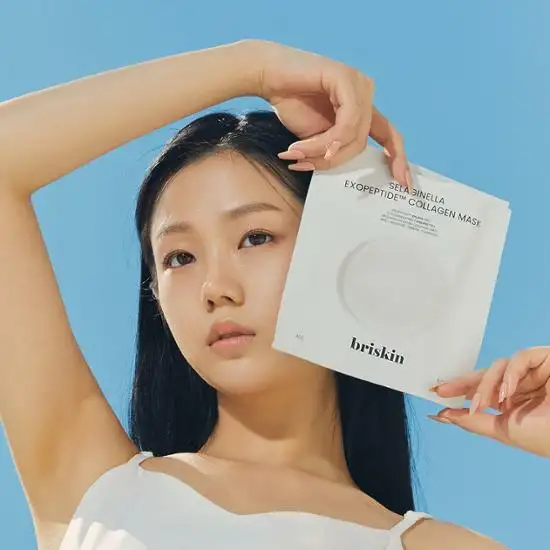 BRISKIN Selaginella Exopeptide Collagen Mask - One Mask / Un Masque