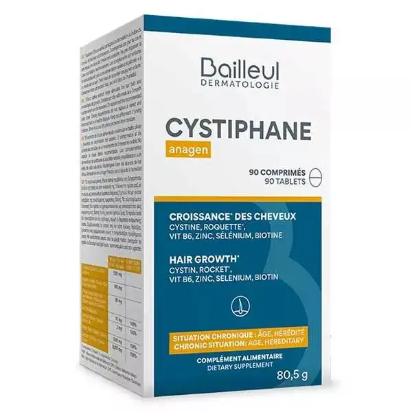 Cystiphane anagen 90 cps Croissance* des cheveux