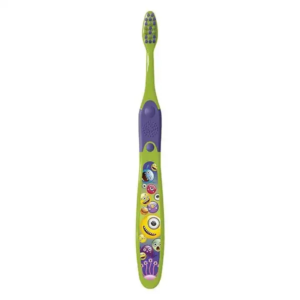 Elgydium Brosse à dents Kids 2/6 ans Emoji Monster