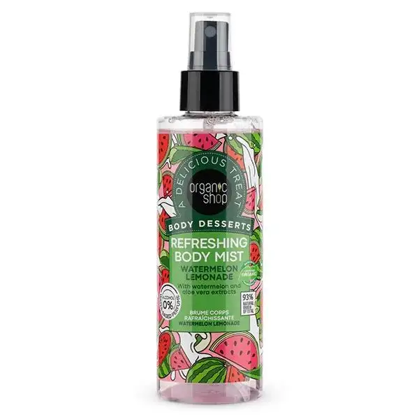 Organic Shop Brume corps rafraîchissante Pastèque - 200ml
