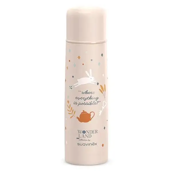 Suavinex, Wonderland, Bouteille Isotherme - Wonderland Rose - 500ml