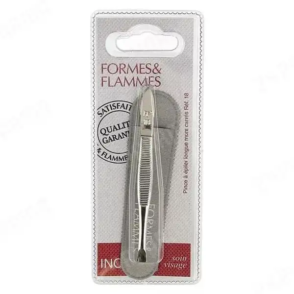 Formes & Flammes Pince à Épiler Mors Carrés