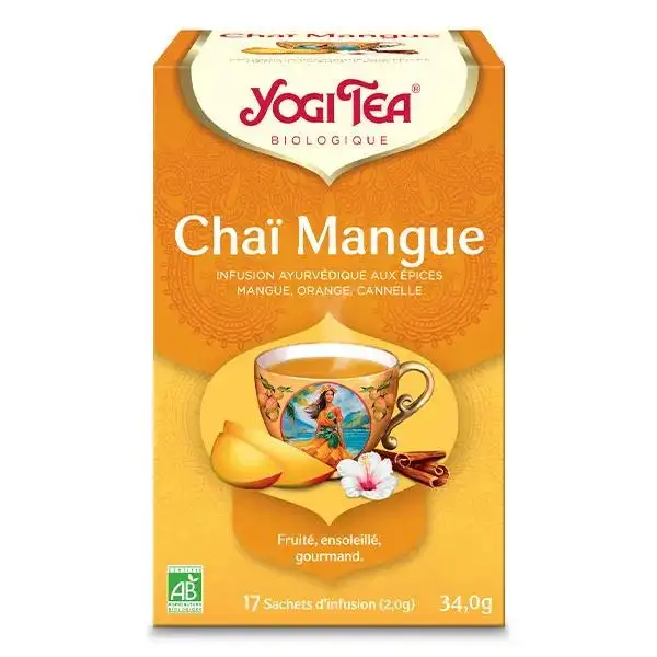 Yogi Tea Infusion Chai Mangue 17 sachets