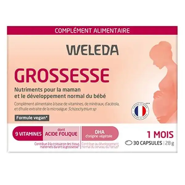 Weleda Complément alimentaire Grossesse - 1 mois - 30 capsules