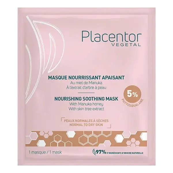 Placentor Végétal Masque nourrissant apaisant 25g