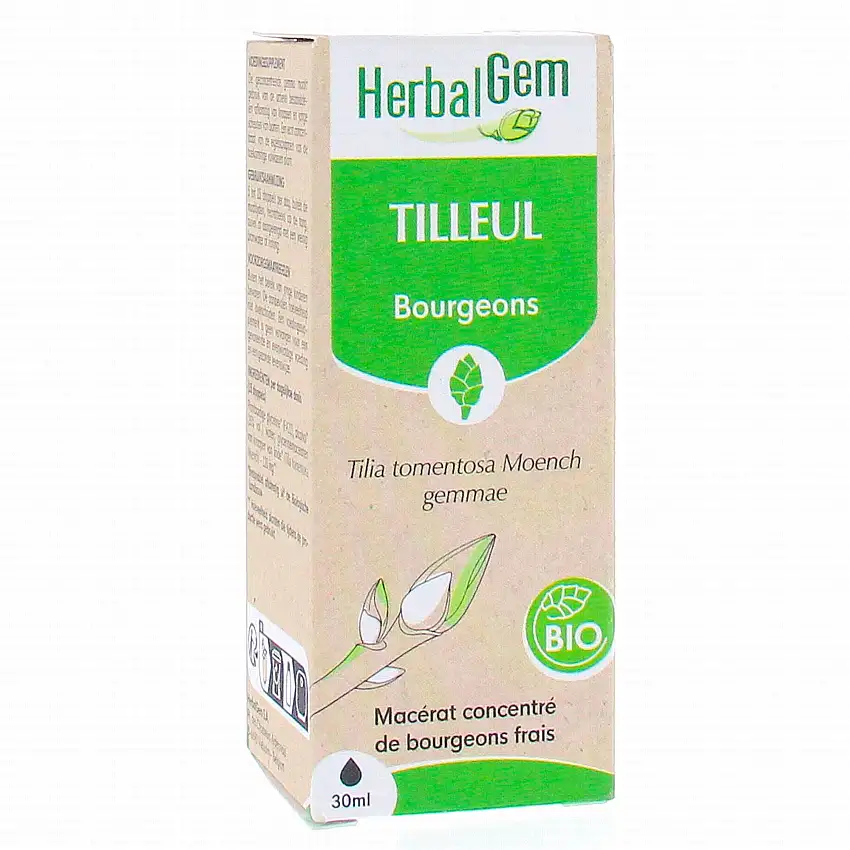HERBALGEM Concentré du bourgeons frais - Tilleul bourgeons Bio 30ml