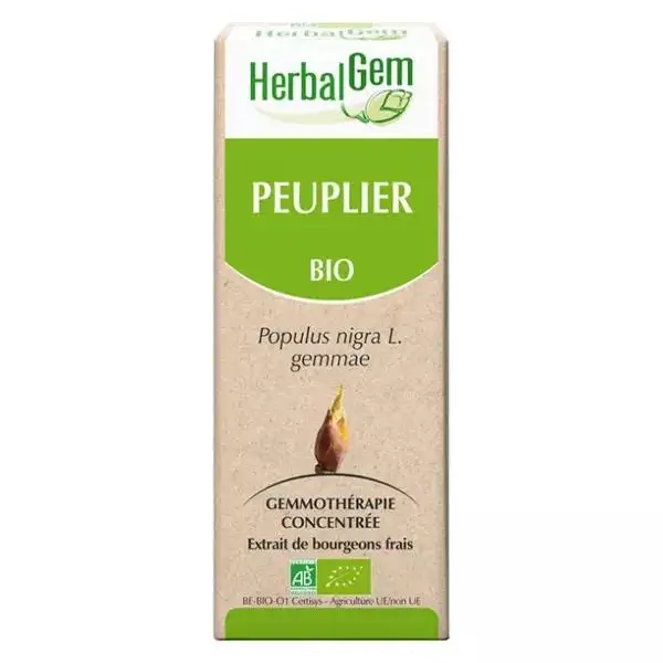 Herbalgem Macérat Concentré Peuplier Bio 30ml