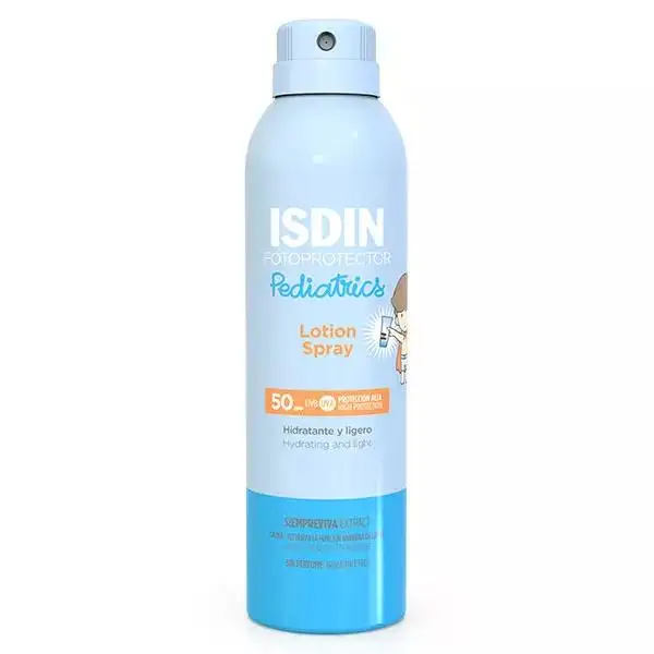 ISDIN Fotoprotector Lotion Spray Pediatrics Crème Solaire Corps SPF50 pour Enfants 250ml