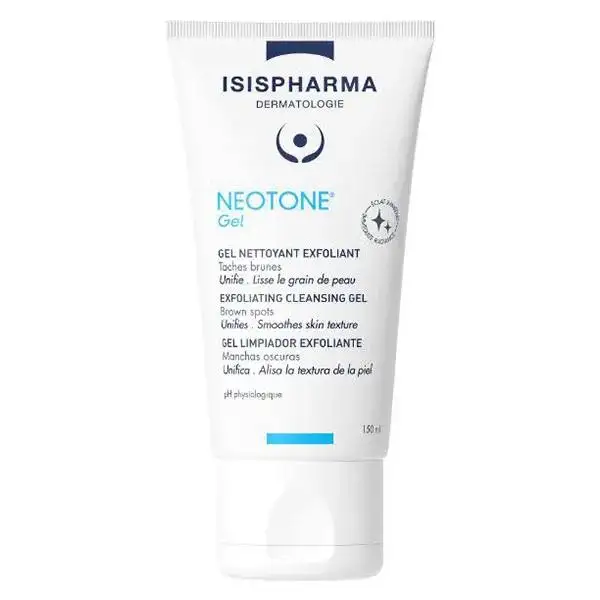 Isispharma Neotone Gel nettoyant exfoliant Taches pigmentaires 40ml