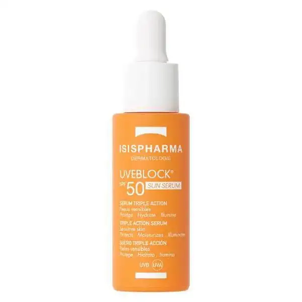 Isispharma Uveblock SPF50 Sun Sérum Triple Action 28ml