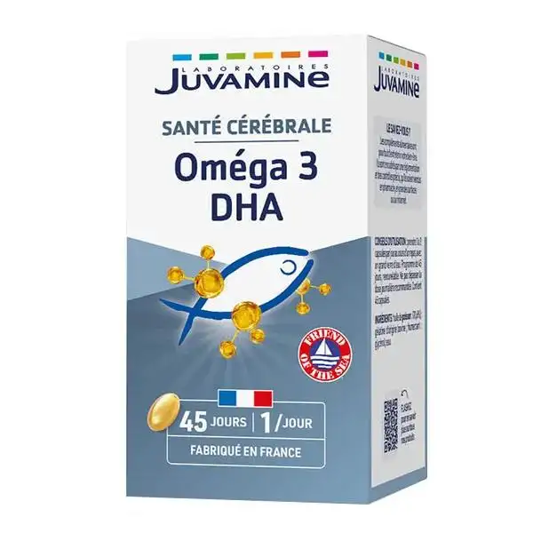 Juvamine Oméga 3 DHA 45 capsules