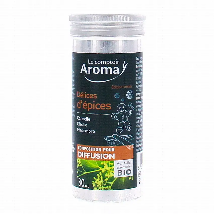 LE COMPTOIR AROMA Solution à diffuser Délices d'épices 30ml
