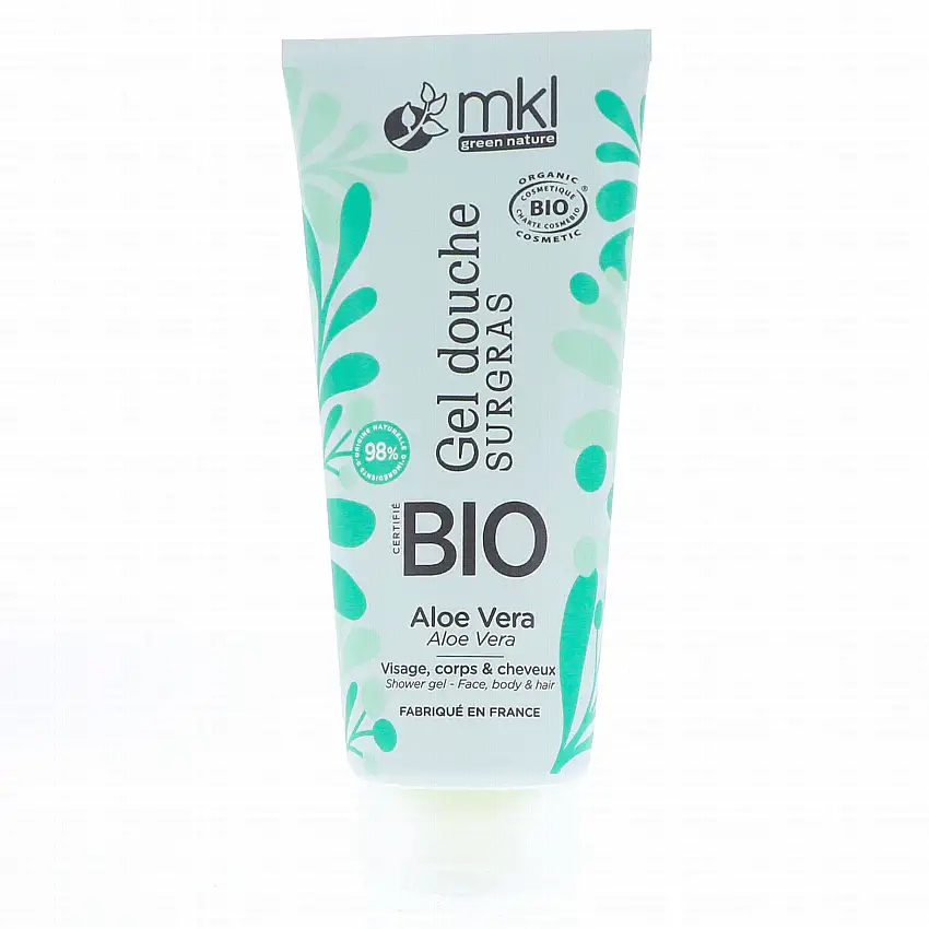 MKL Gel douche Surgras Aloe Vera Bio flacon 200ml