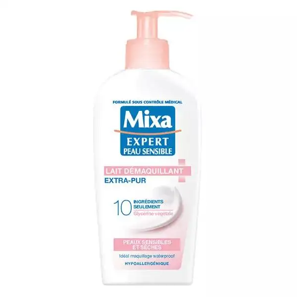 Mixa Visage Lait Démaquillant Extra-Pur 200ml