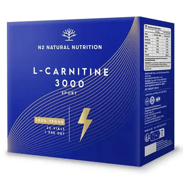 N2 Natural Nutrition L-Carnitine 3000 - 20 ampoules