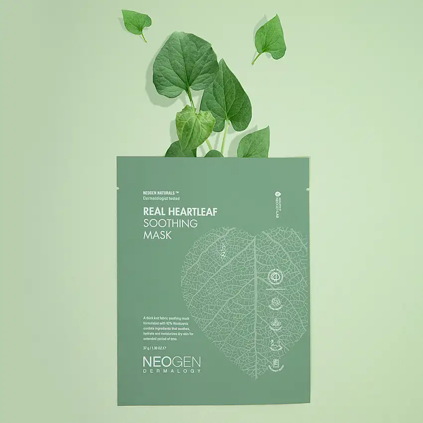 NEOGEN Real Heartleaf Soothing Mask 5 Packs