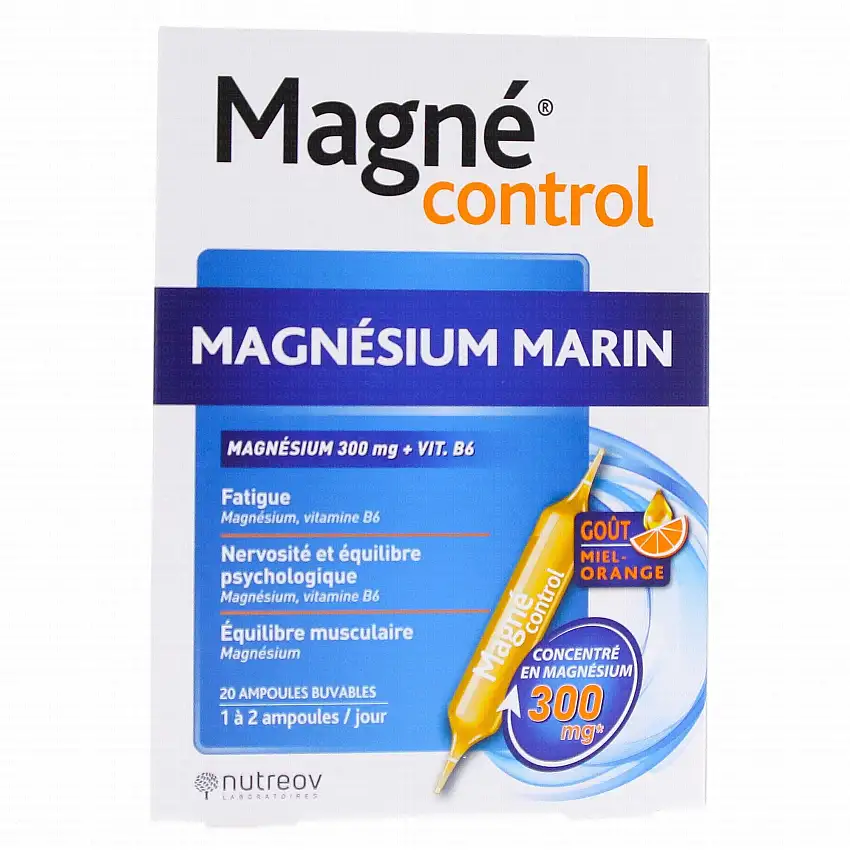 NUTREOV Magné Control x20 ampoules