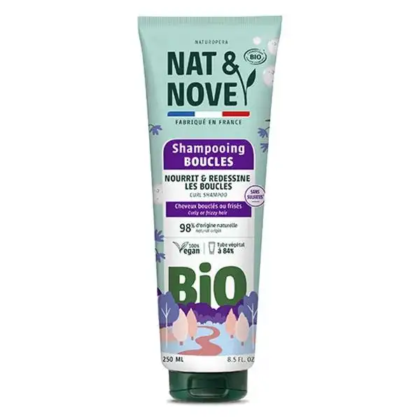 Nat & Nove Bio Shampooing Cheveux Bouclés 250ml