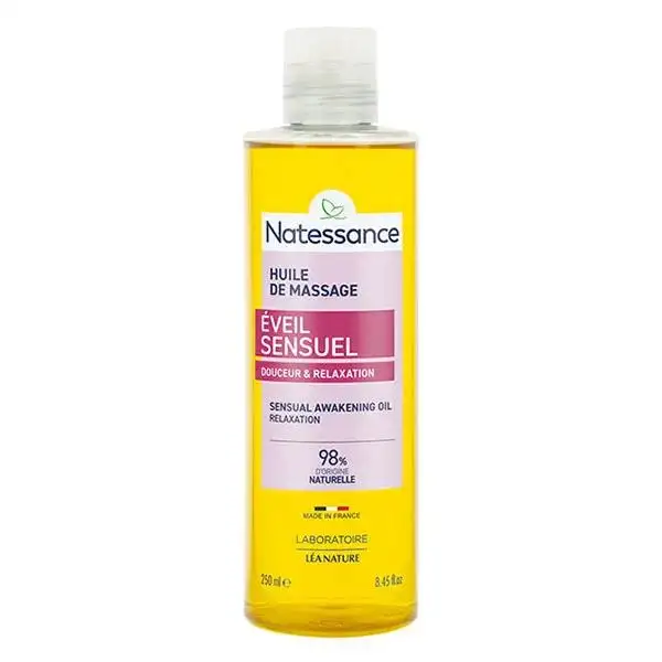 Natessance Huile de massage éveil sensuel 250ml