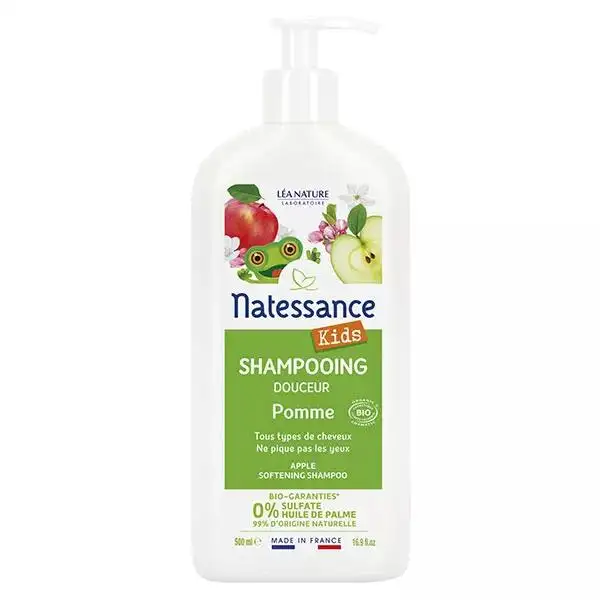 Natessance Kids Shampoing Douceur Pomme Bio 500ml