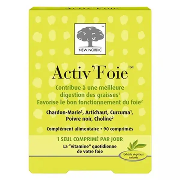 New Nordic Activ' Foie 90 comprimés