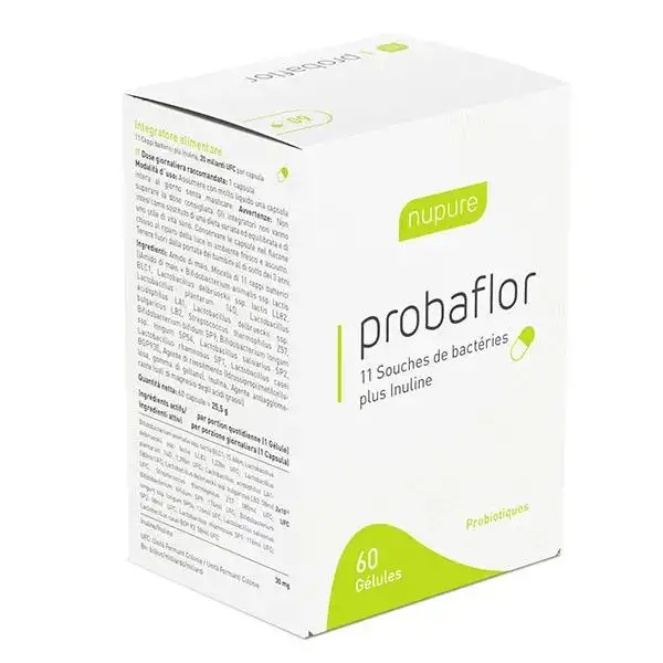 NuPure Probaflor Probiotiques 60 gélules