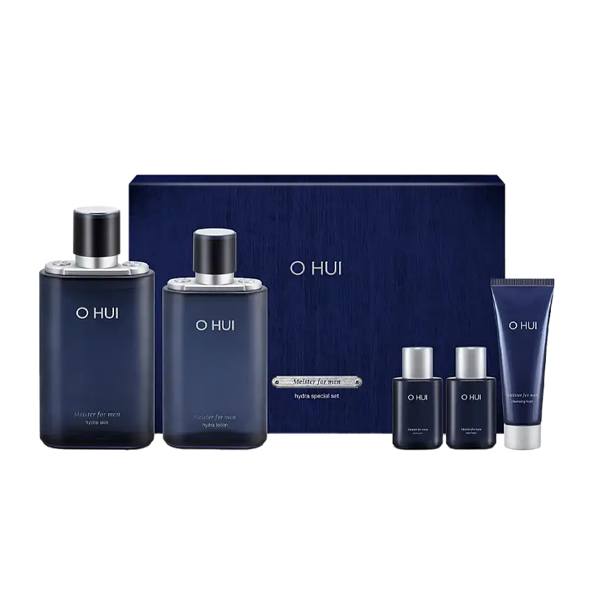 OHUI Meister For Men Hydra Set (Moisturizer, Lotion Cleansing Foam)