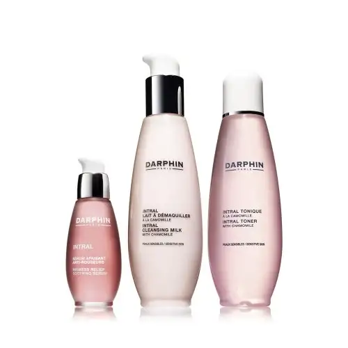 Darphin Paris Kit Intral Lait 50 ml + Intral Tonique 50 ml + Elixir Aux Huiles Ess 4 ml 8 Fleurs