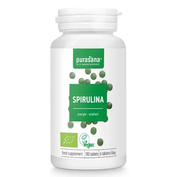 Purasana Spirulina 500 mg 180 tabl BIO