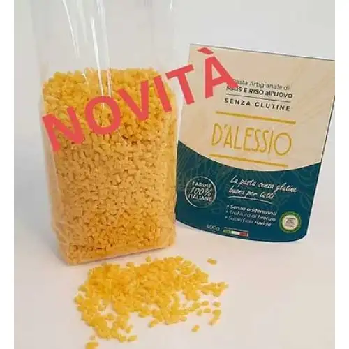 Quadratini Oeuf de Riz au Maïs D'Alessio 400g