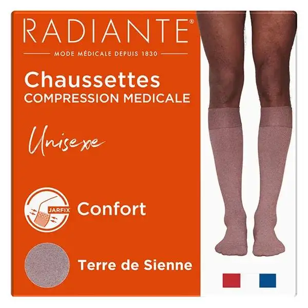 Radiante Chaussettes de compression Sienne Ressource Taille 2 Classe 2