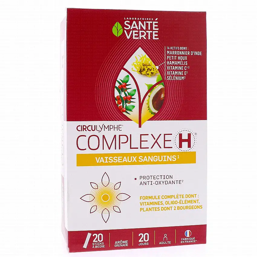 SANTÉ VERTE Circulymphe Complexe H 20 sticks