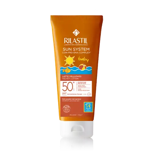 SUN SYSTEM BÉBÉ LAIT VELOURS SPF 50+ RILASTIL® 200 ml