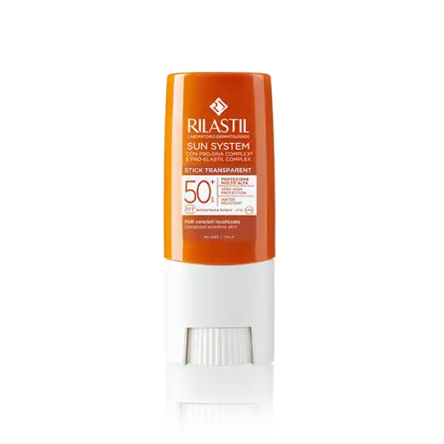 SYSTÈME SOLAIRE STICK TRANSPARENT SPF 50+ RILASTIL® 8,5ml