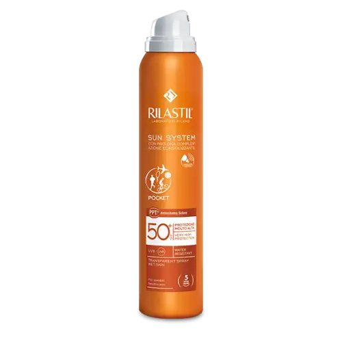 Système Solaire Spray Transparent SPF50 + Rilastil® 75ml