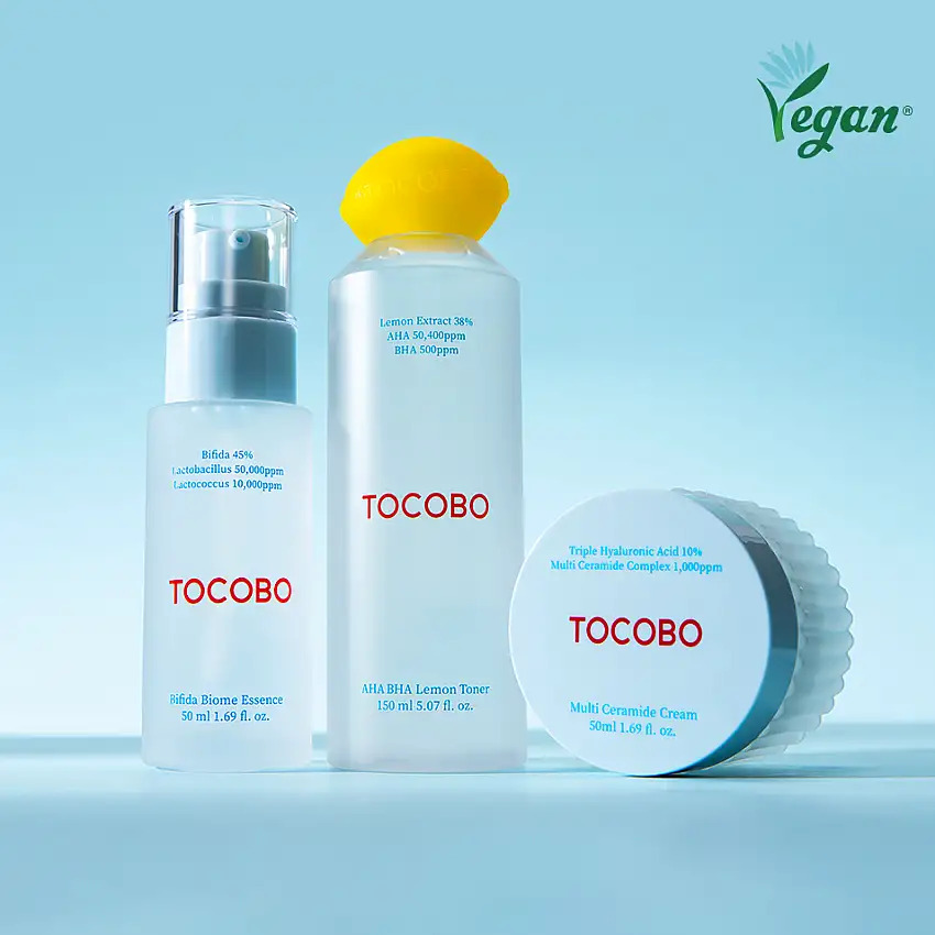 TOCOBO Basic Trio Set (Essence, Toner & Cream)