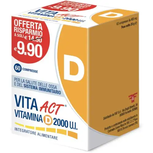 VITA ACT® VITAMINE D 2000 UI F&F 60 Comprimés